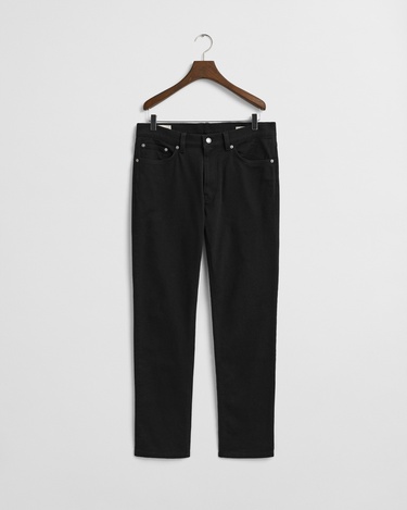  GANT Erkek Siyah Regular Fit Soft Twill Jean