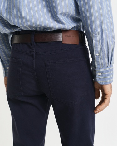  GANT Erkek Lacivert Regular Fit Soft Twill Jean