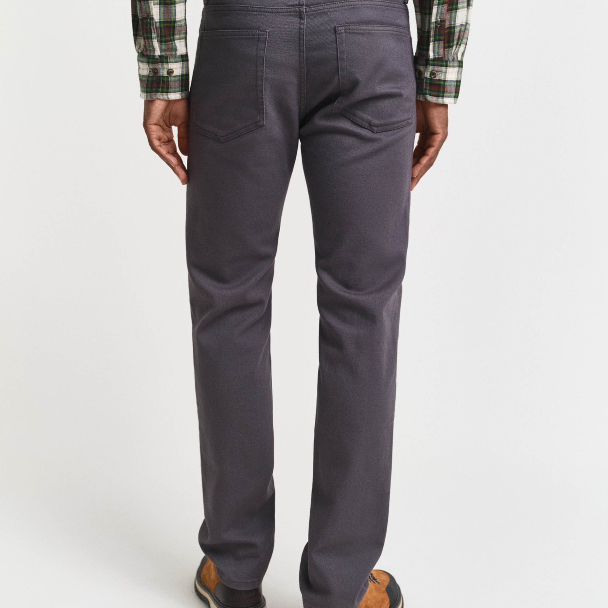 GANT Erkek Gri Regular Fit Soft Twill Jean