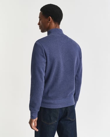  GANT Erkek Mavi Regular Fit Yarım Fermuarlı Sweatshirt