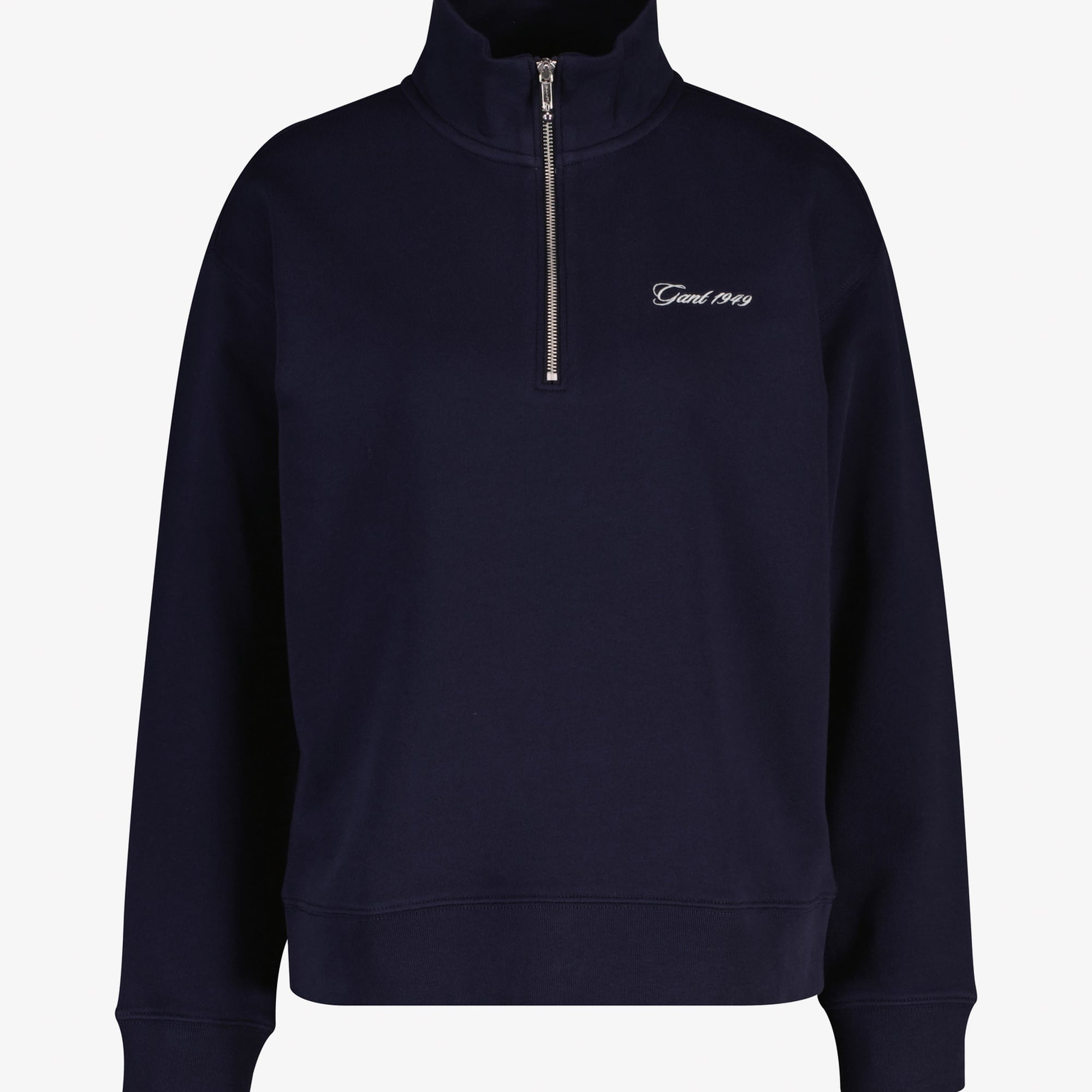 GANT Kadın Lacivert Yarım Fermuarlı Sweatshirt