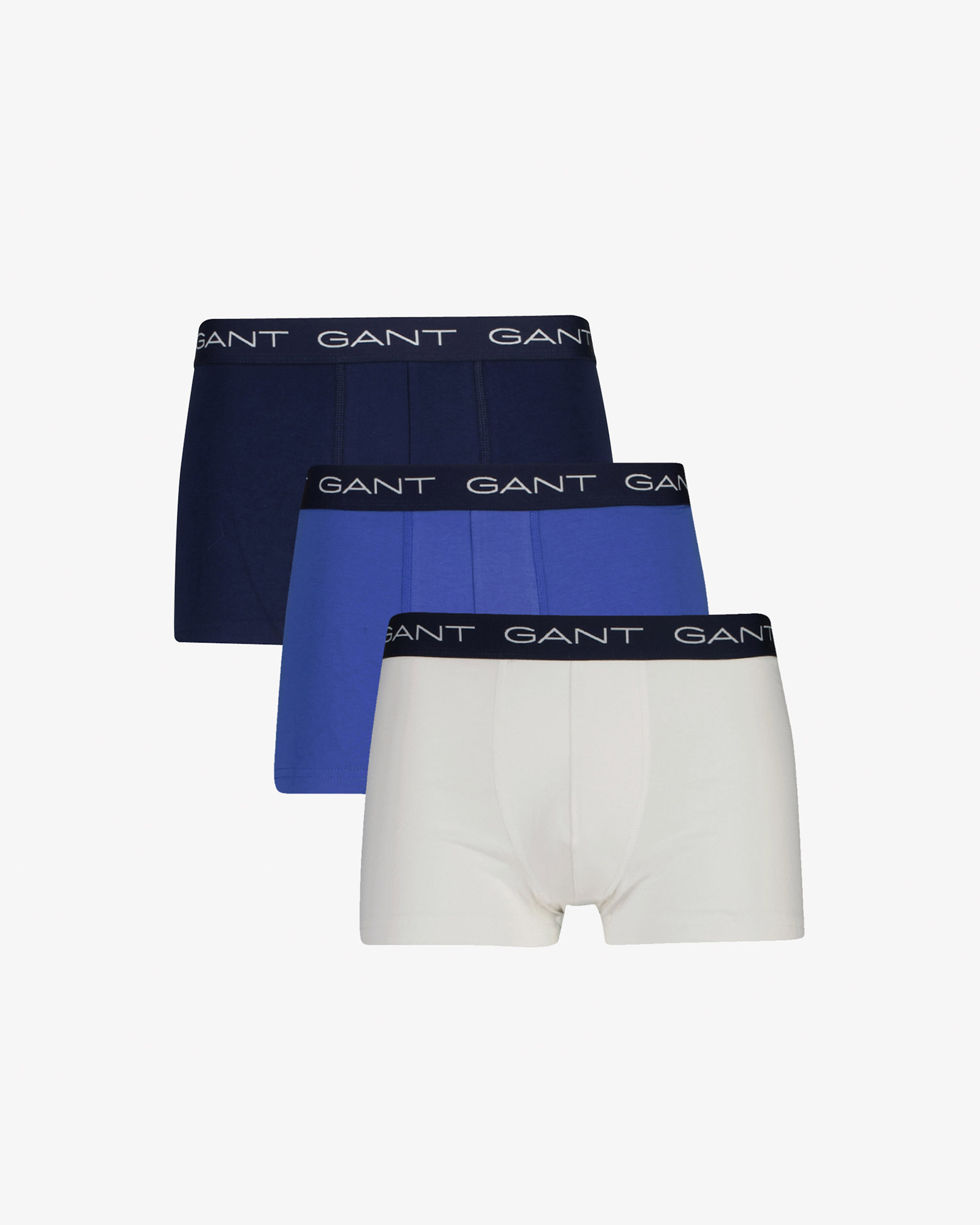  GANT Erkek Beyaz Slim Fit 3'lü Boxer