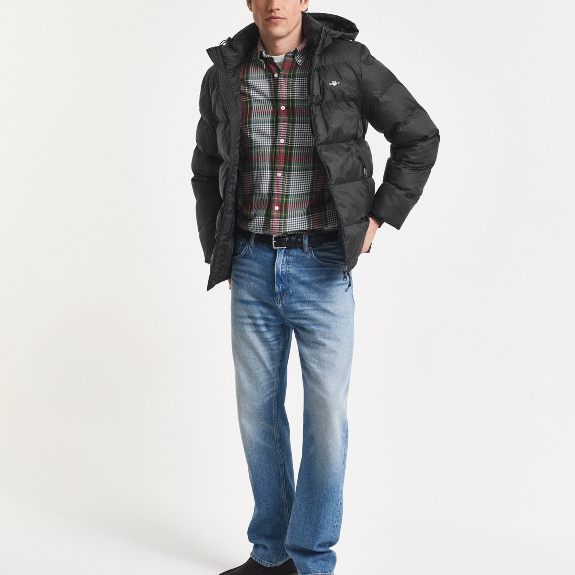 GANT Erkek Siyah Regular Fit Active Cloud Mont