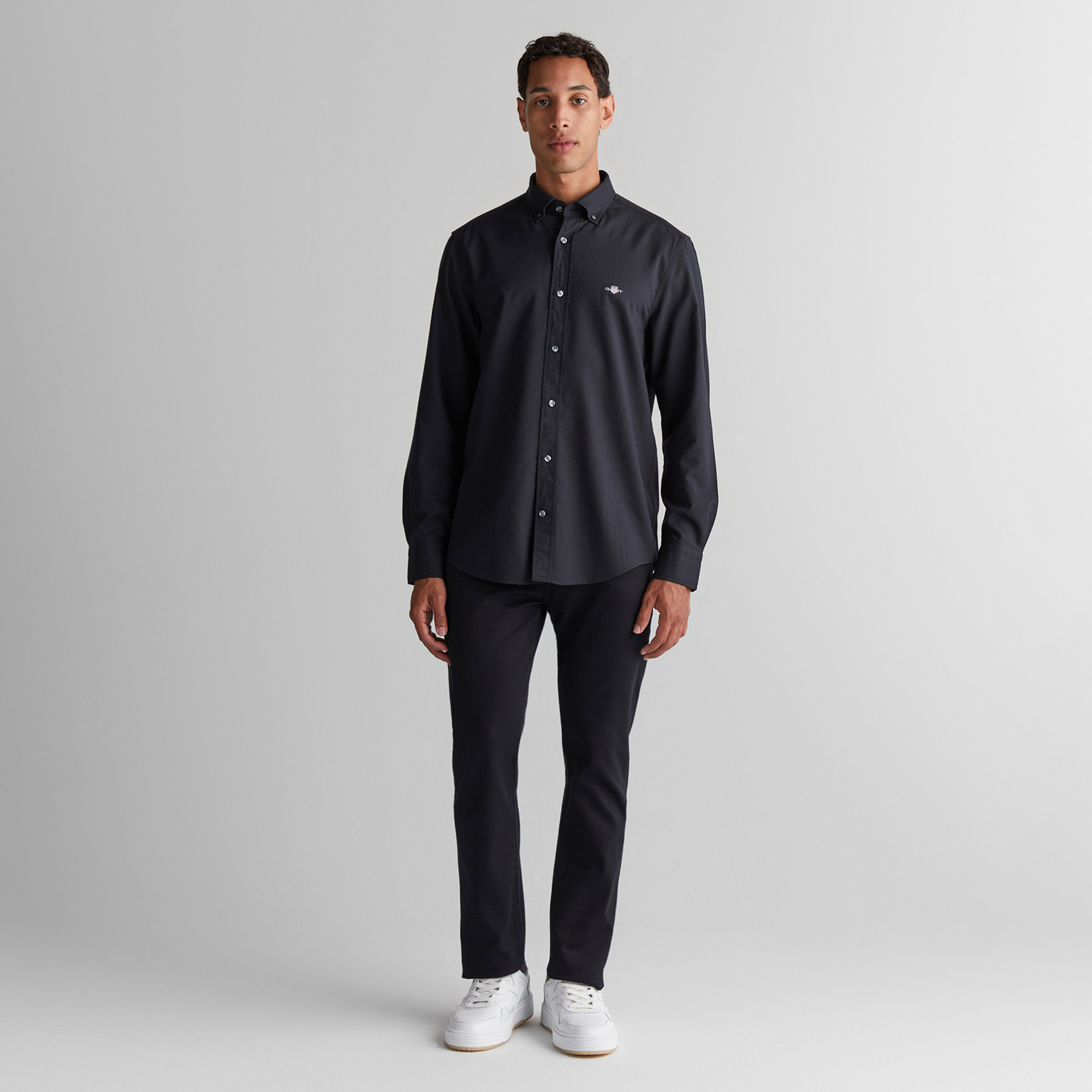  GANT Erkek Siyah Regular Fit Pantolon