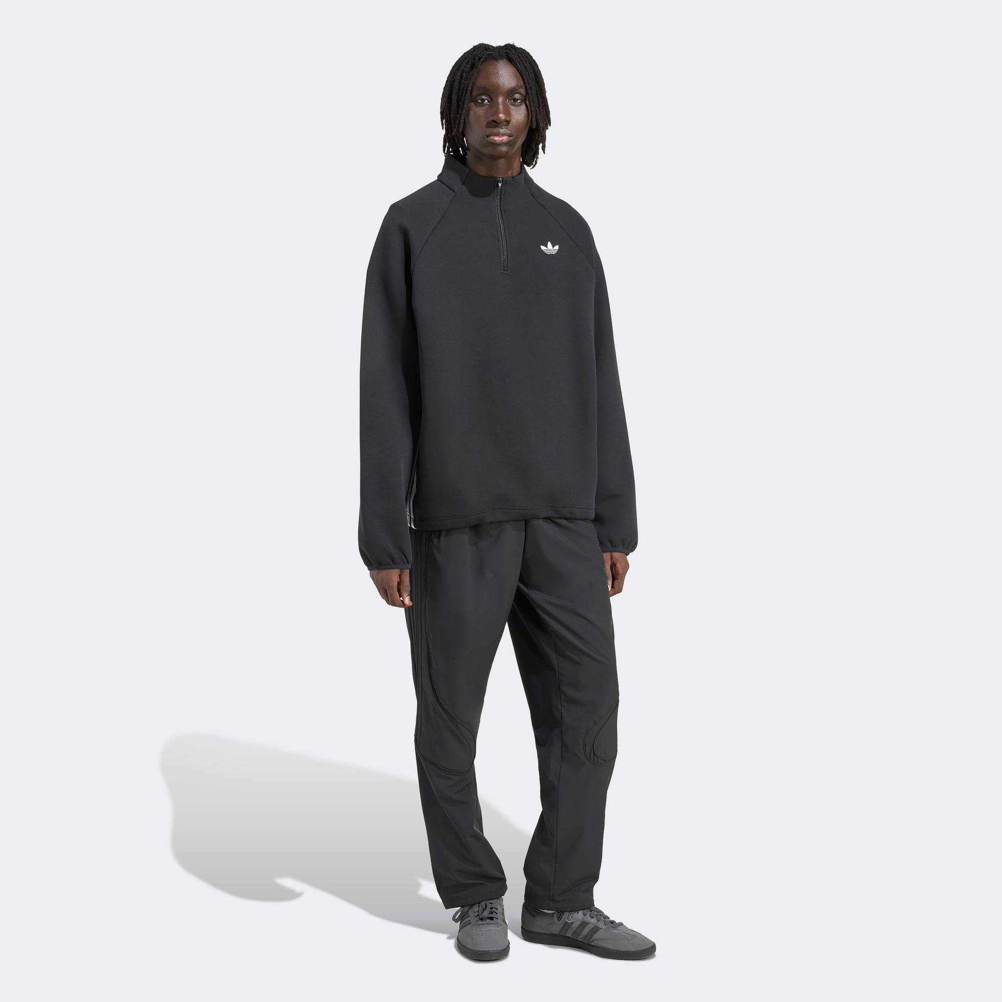 adidas Spacer Drıll Tt Erkek Siyah Sweatshirt