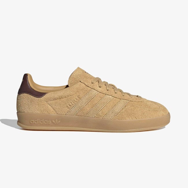  adidas Gazelle Indoor Erkek Bej Spor Ayakkabı