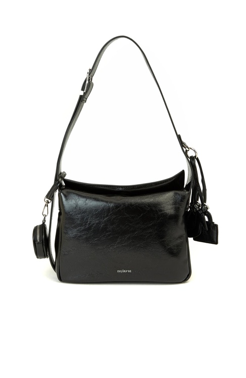  Divarese Kadın Siyah Postacı Çanta