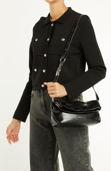  Divarese Kadın Siyah Postacı Çanta