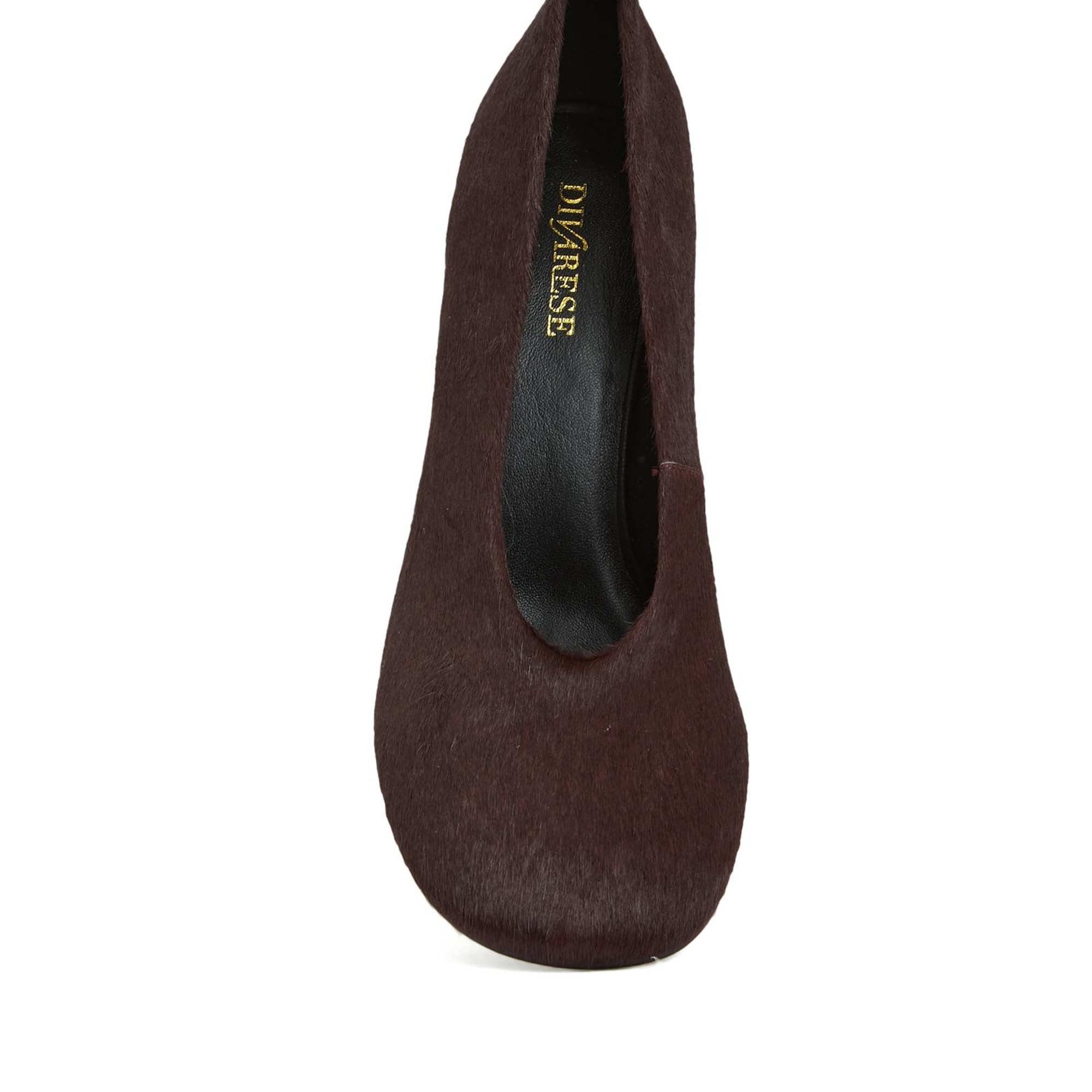 Divarese Kadın Bordo Deri Topuklu Ayakkabı