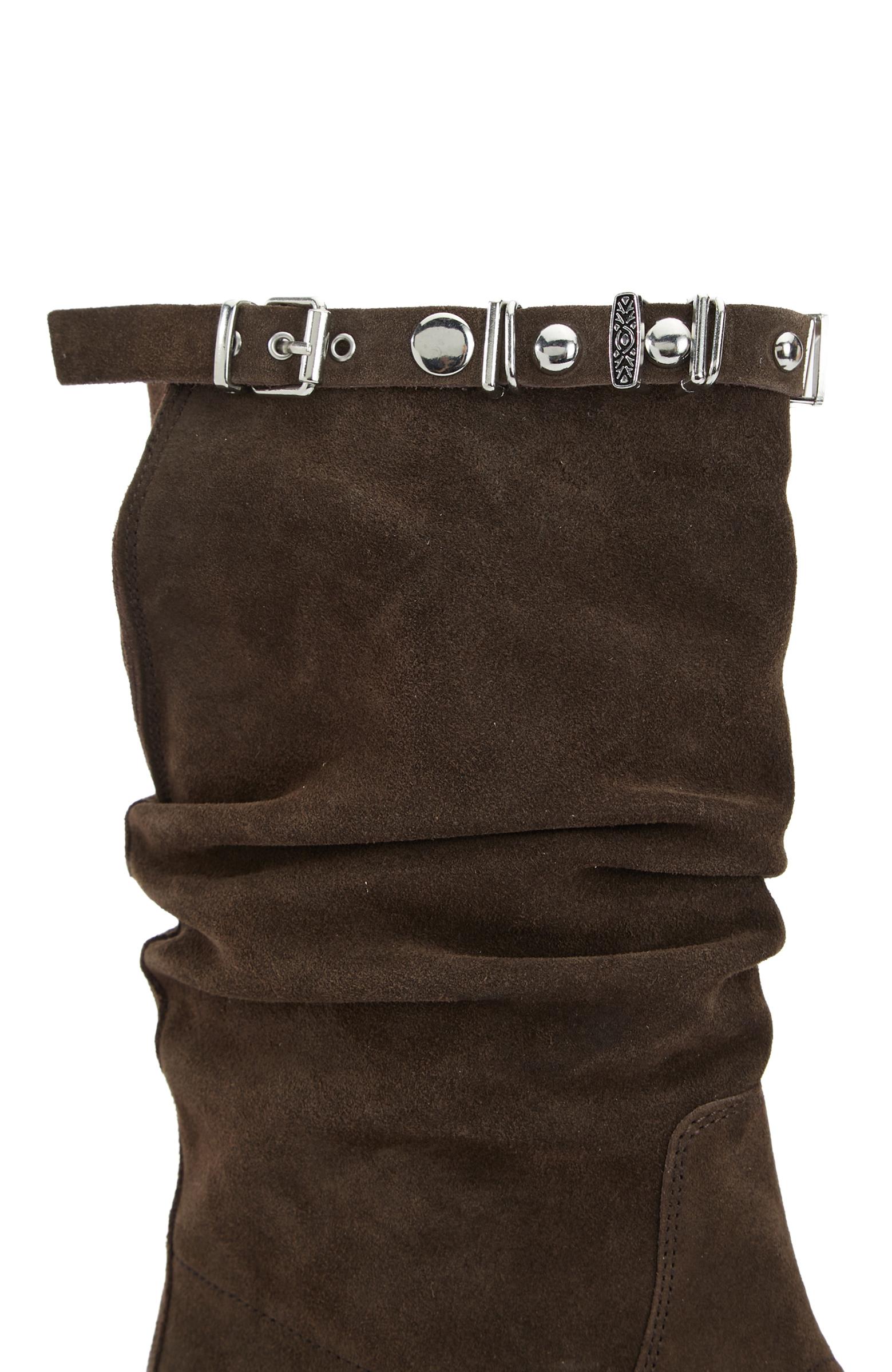 Divarese Divarese Kadın Kahverengi Taşlı Süet Bot FashFed'de! Kahverengi - 7. görsel