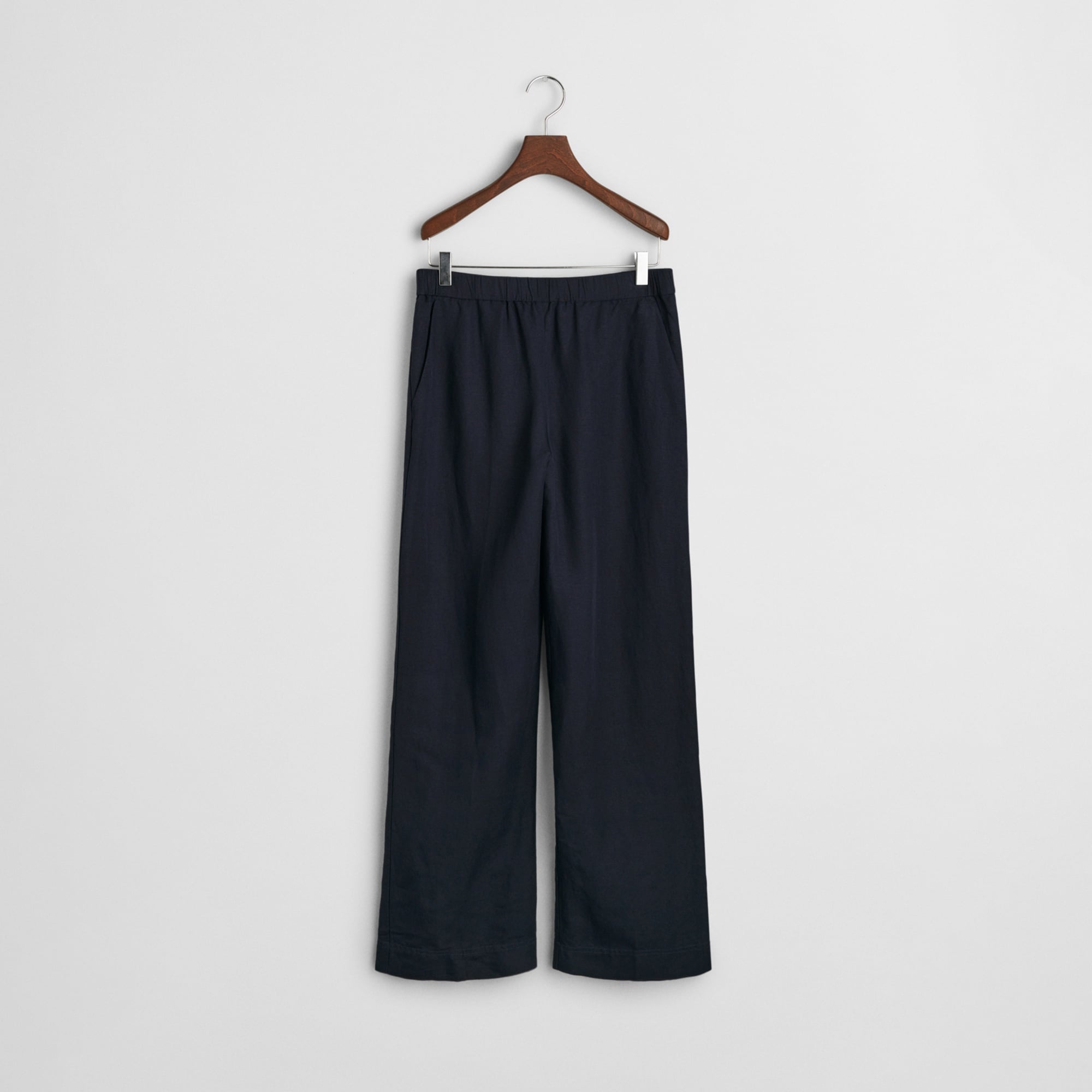 GANT Kadın Lacivert Relaxed Fit Pantolon