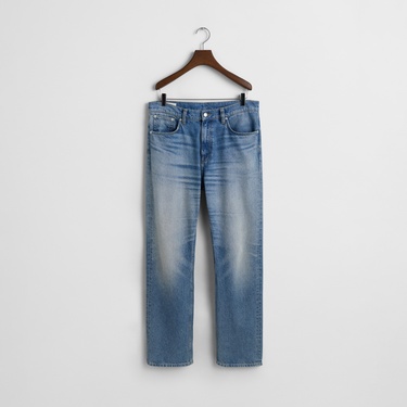  GANT Erkek Mavi Straight Fit Pantolon