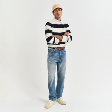  GANT Erkek Mavi Straight Fit Pantolon