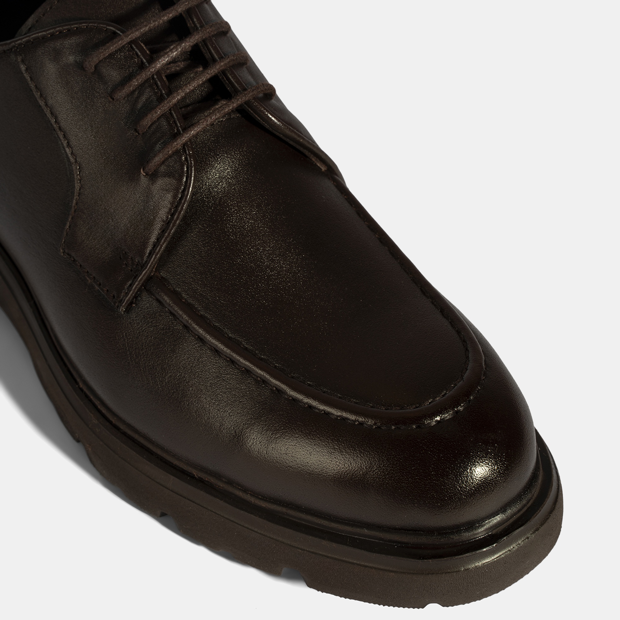 Erkek Kahve Deri Günlük Ayakkabı