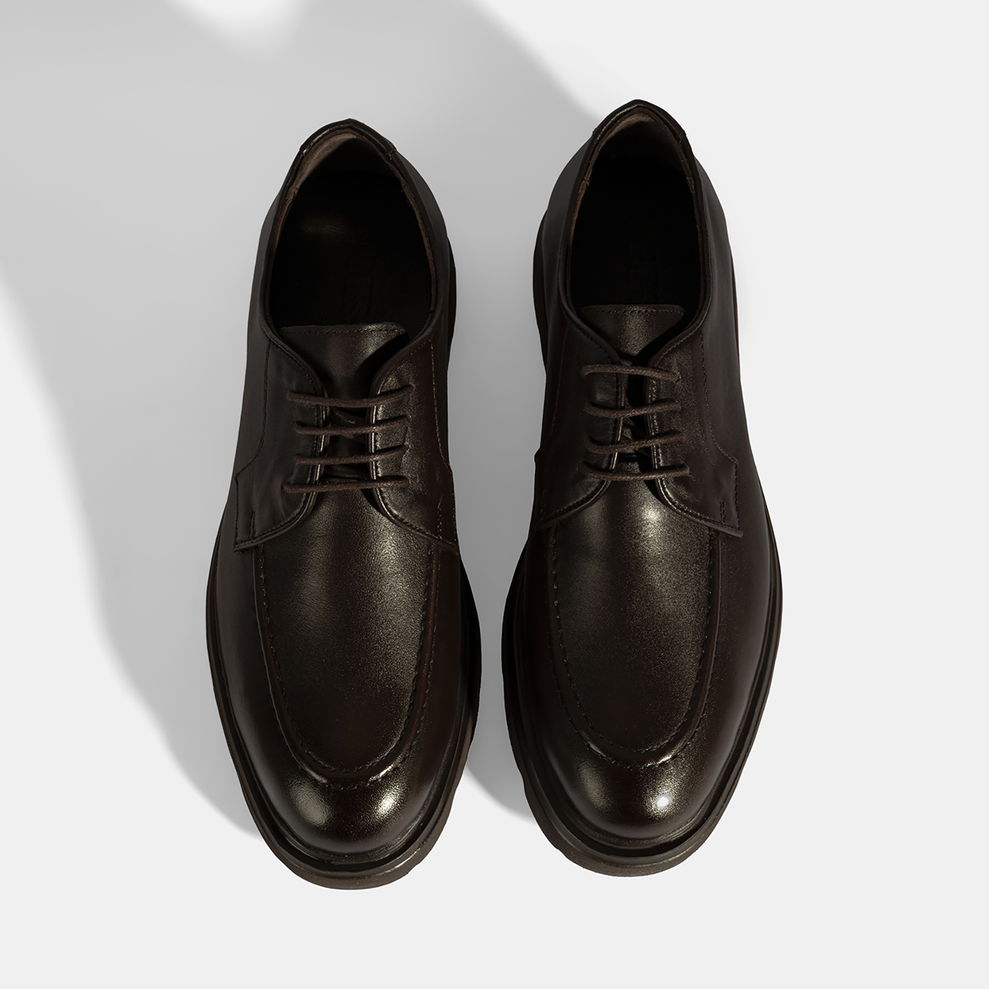 Erkek Kahve Deri Günlük Ayakkabı