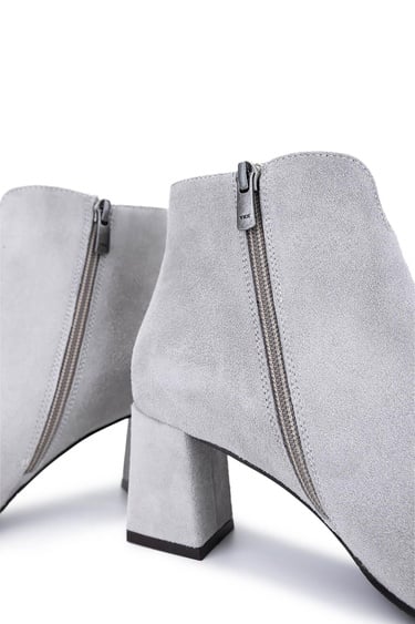  Tamer Tanca Kadın Hakiki Deri Taş Süet Topuklu Bot