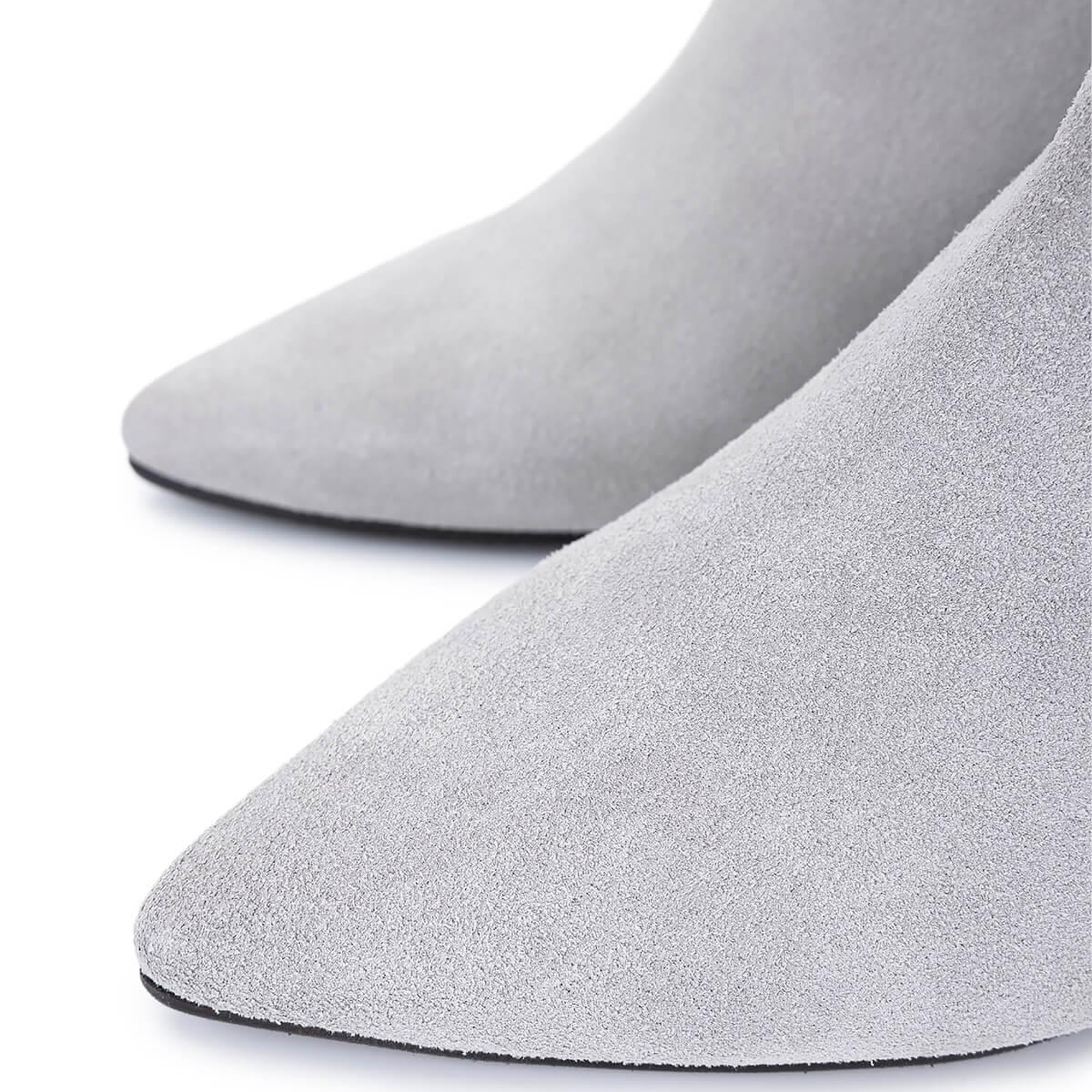 Tamer Tanca Kadın Hakiki Deri Taş Süet Topuklu Bot