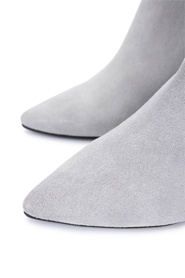  Tamer Tanca Kadın Hakiki Deri Taş Süet Topuklu Bot