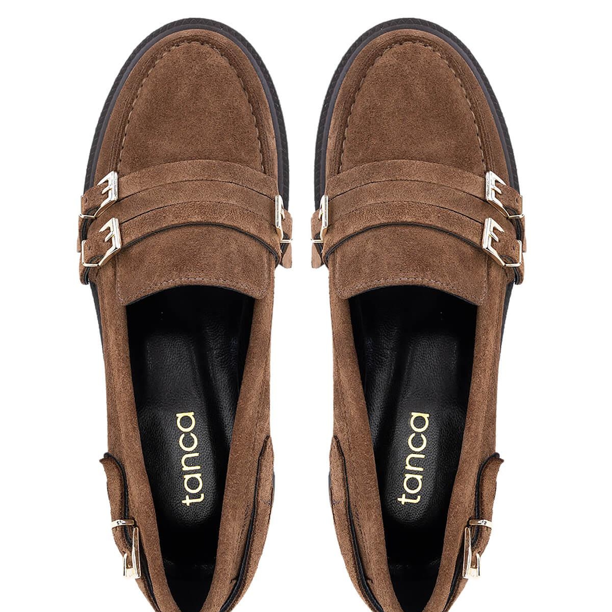 Tamer Tanca Kadın Hakiki Deri Vizon Loafer Ayakkabı