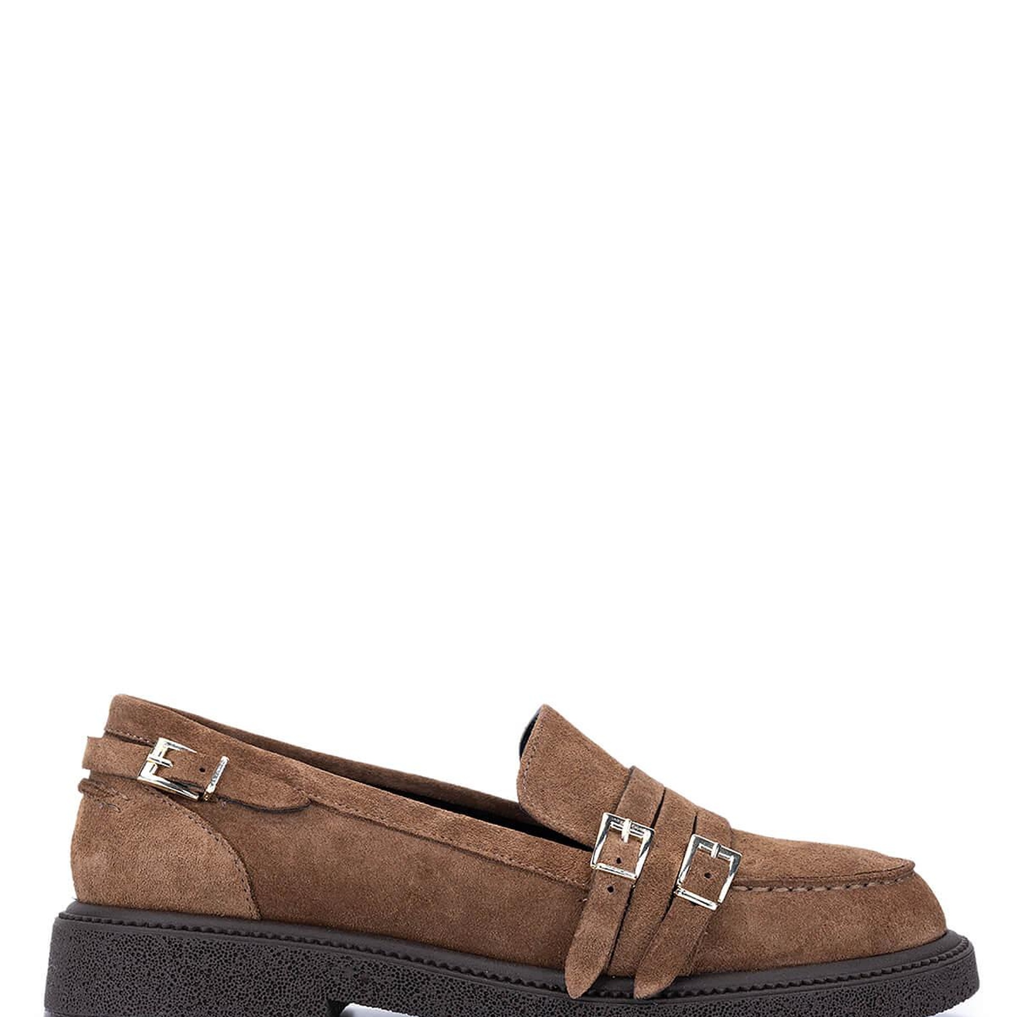 Tamer Tanca Kadın Hakiki Deri Vizon Loafer Ayakkabı