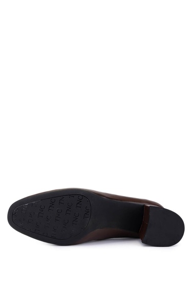  Tamer Tanca Kadın Hakiki Deri Kahverengi Klasik Ayakkabı