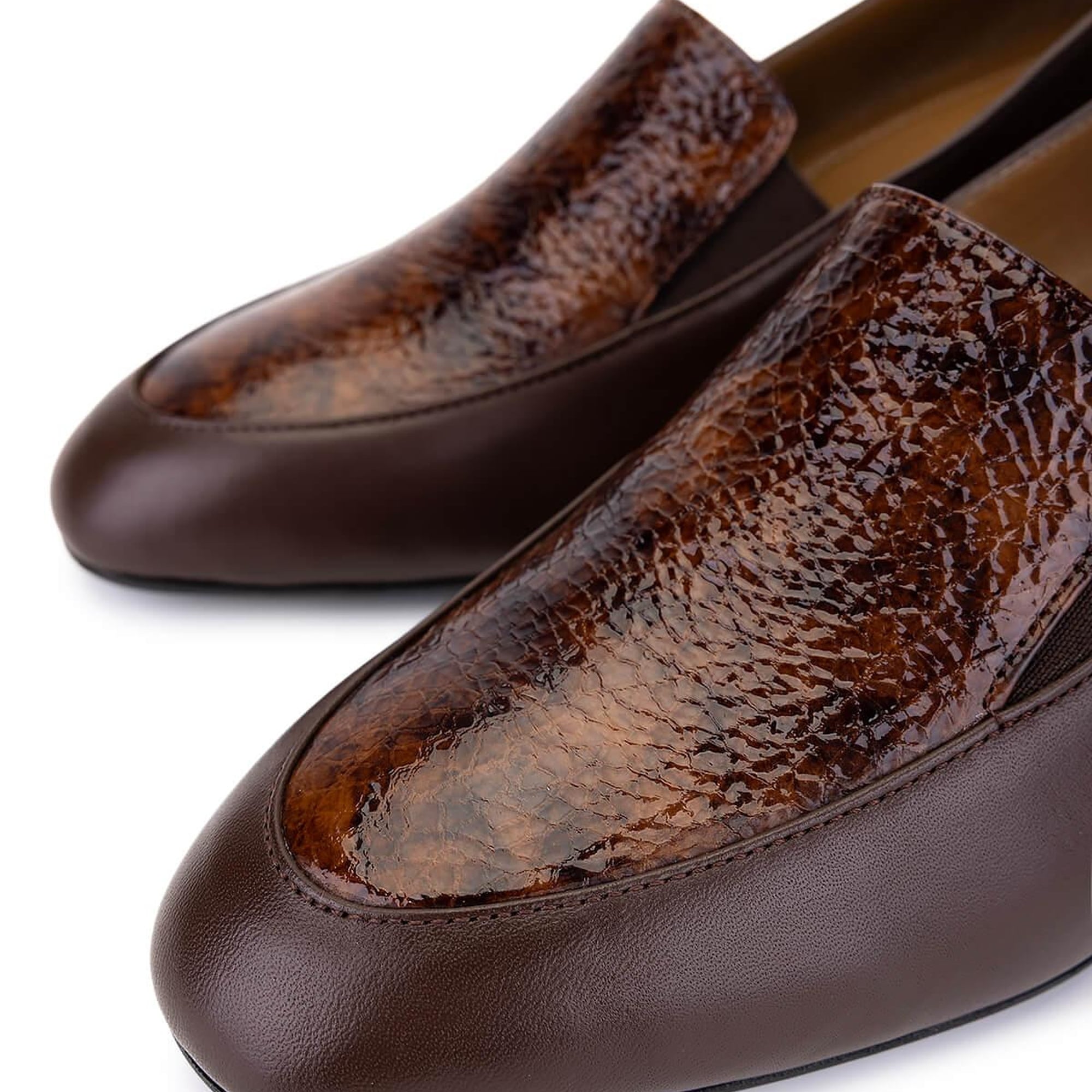 Tamer Tanca Kadın Hakiki Deri Kahverengi Klasik Ayakkabı