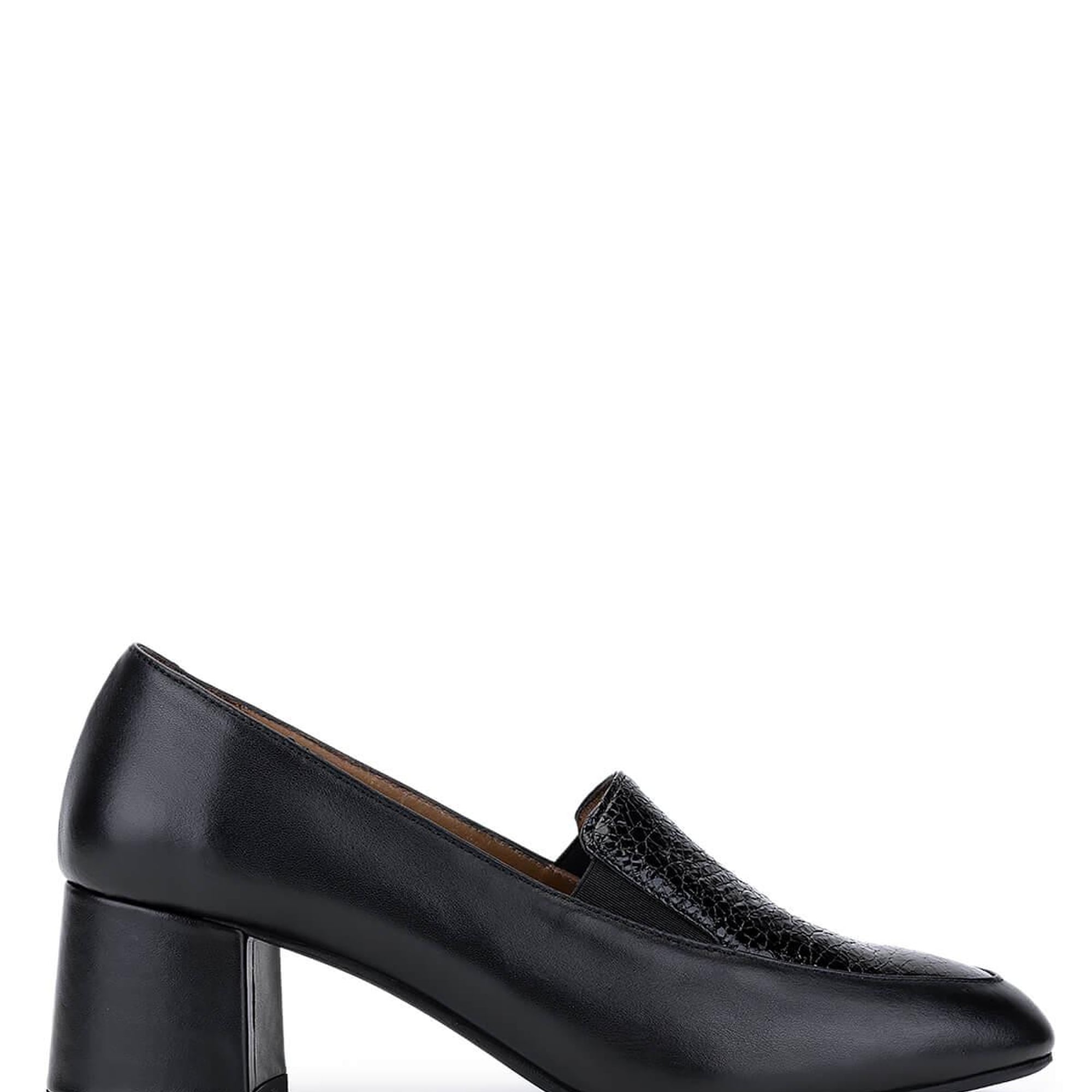 Tamer Tanca Kadın Hakiki Deri Siyah Klasik Ayakkabı