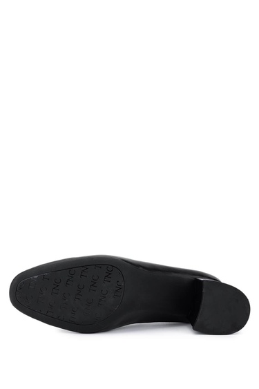  Tamer Tanca Kadın Hakiki Deri Siyah Klasik Ayakkabı