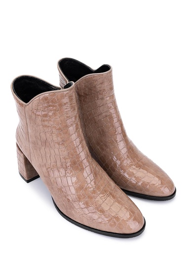  Tamer Tanca Kadın Hakiki Deri Vizon Klasik Bot