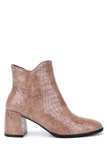  Tamer Tanca Kadın Hakiki Deri Vizon Klasik Bot