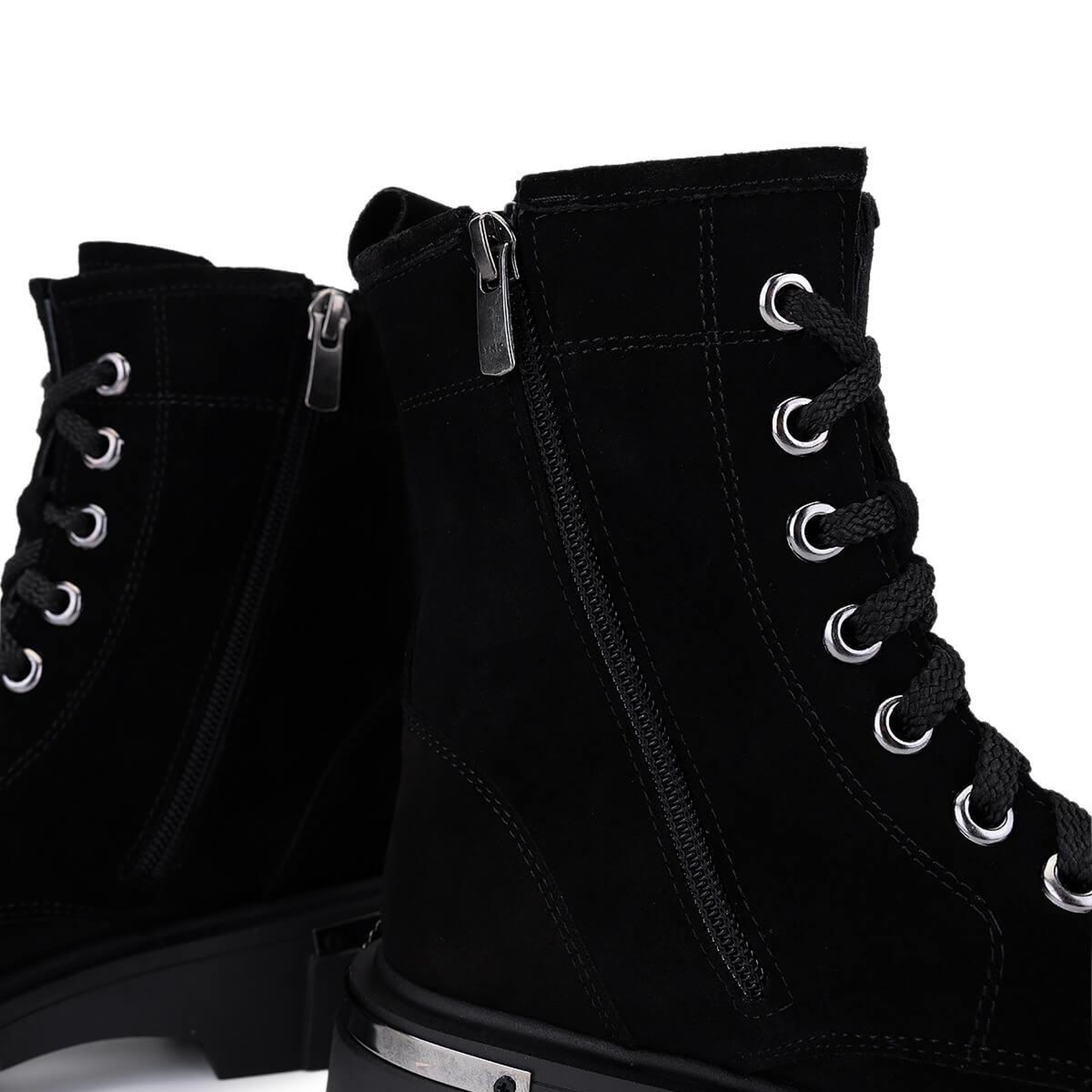 Tamer Tanca Kadın Siyah Süet Casual Bot