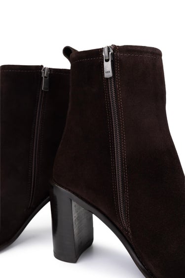  Tamer Tanca Kadın Hakiki Deri Kahverengi Süet Topuklu Bot