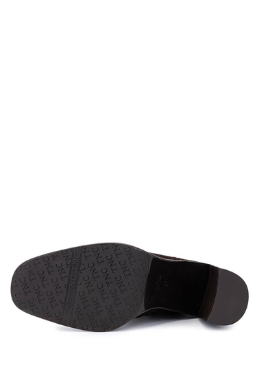  Tamer Tanca Kadın Hakiki Deri Kahverengi Süet Topuklu Bot