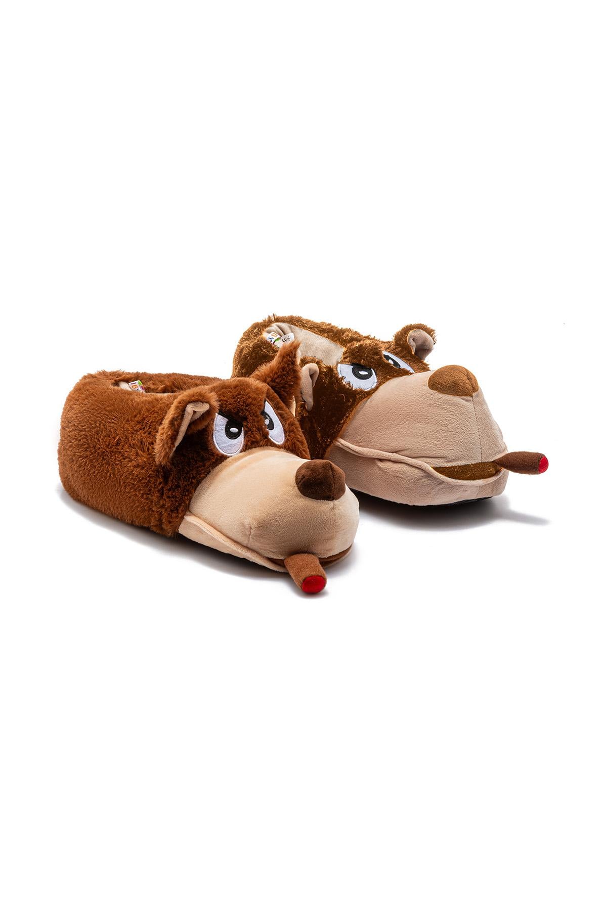  Spike Erkek Hayvanlı Panduf Kahverengi 41/46