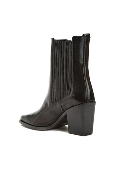  Network Kadın Siyah Deri Bot