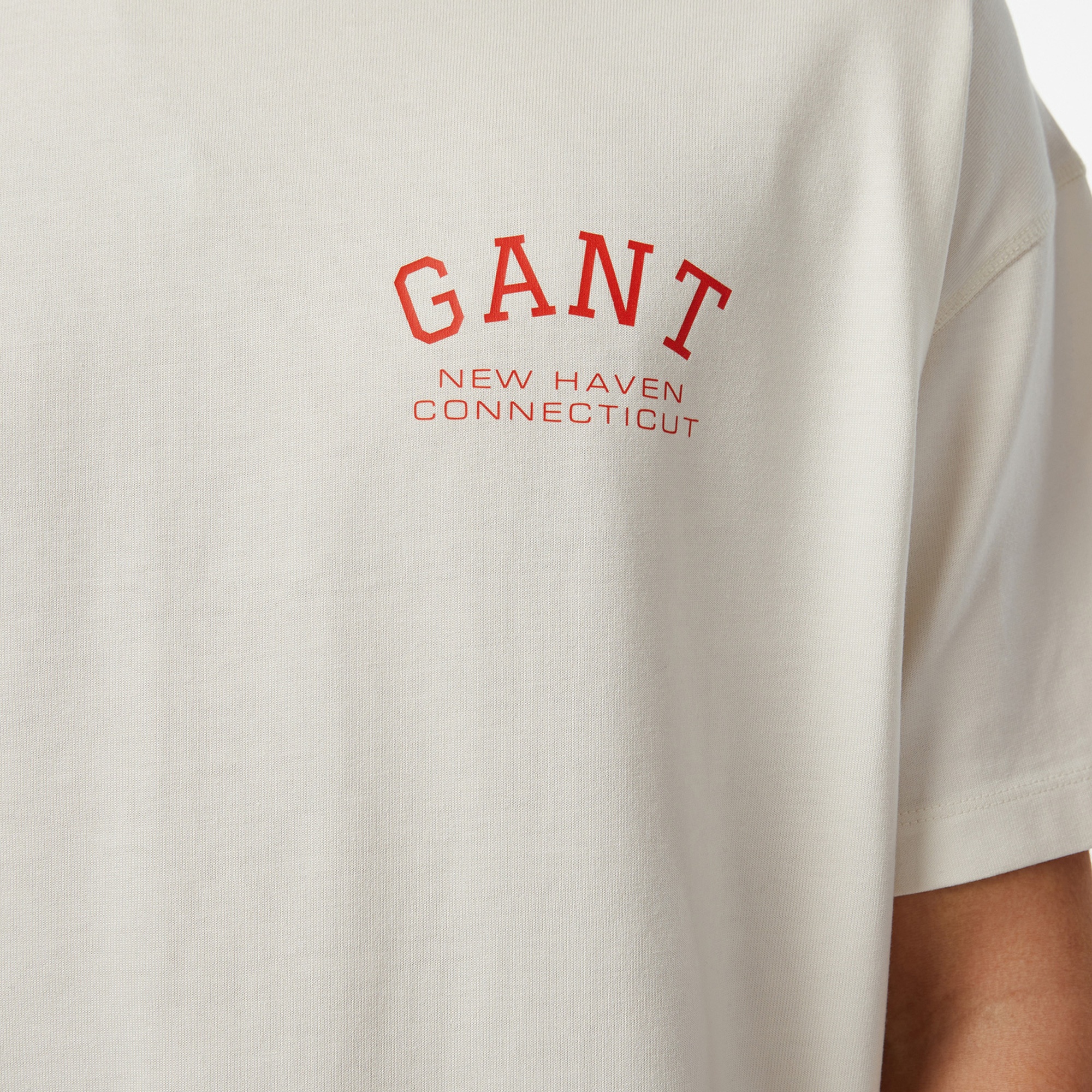 GANT Erkek Beyaz T-Shirt