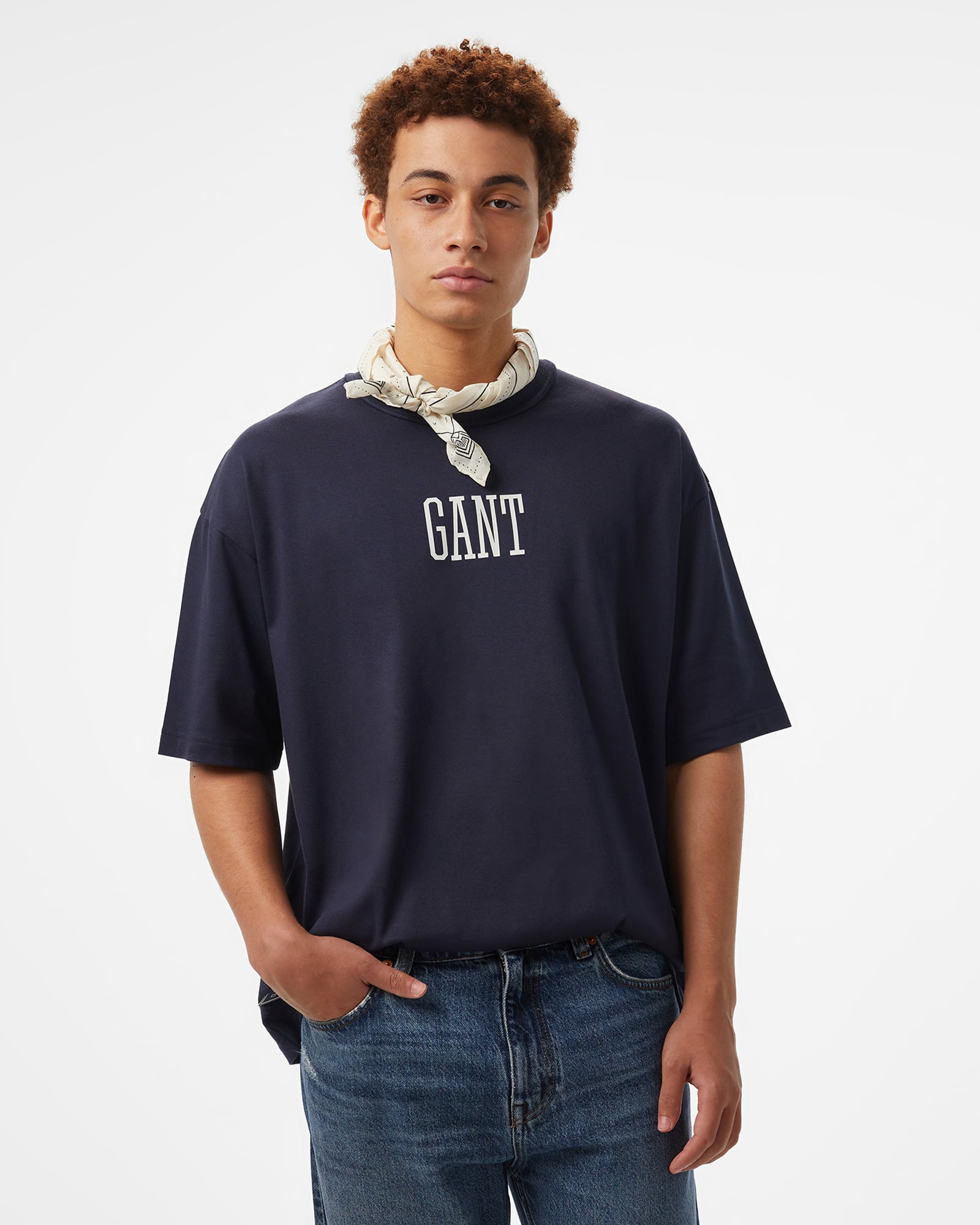  GANT Erkek Lacivert T-Shirt