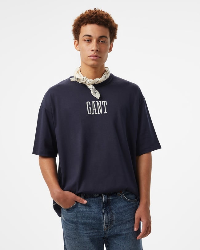  GANT Erkek Lacivert T-Shirt