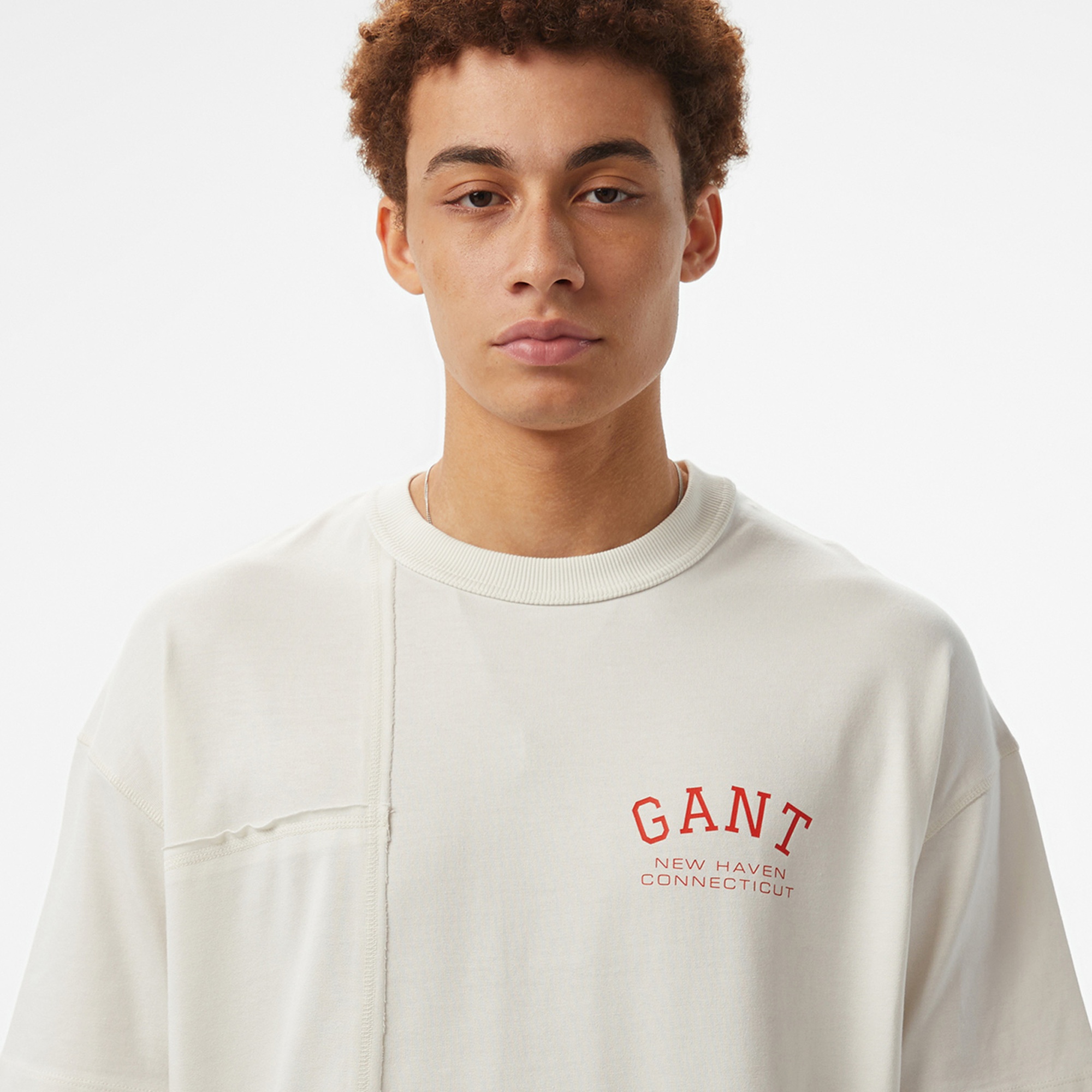 GANT Erkek Beyaz T-Shirt