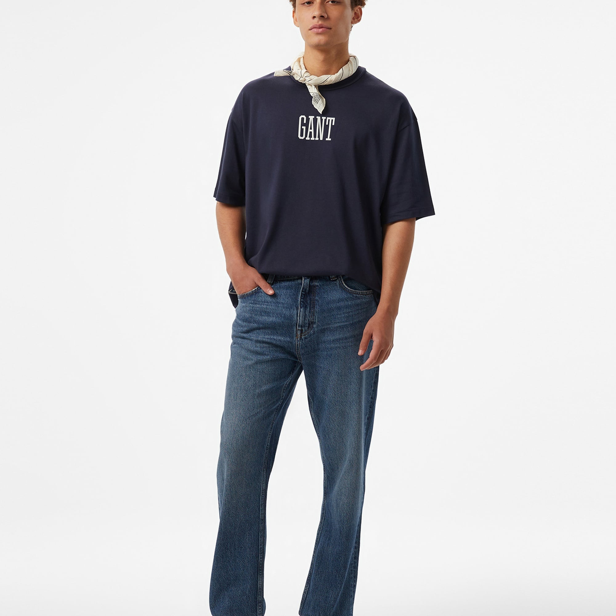 GANT Erkek Lacivert T-Shirt