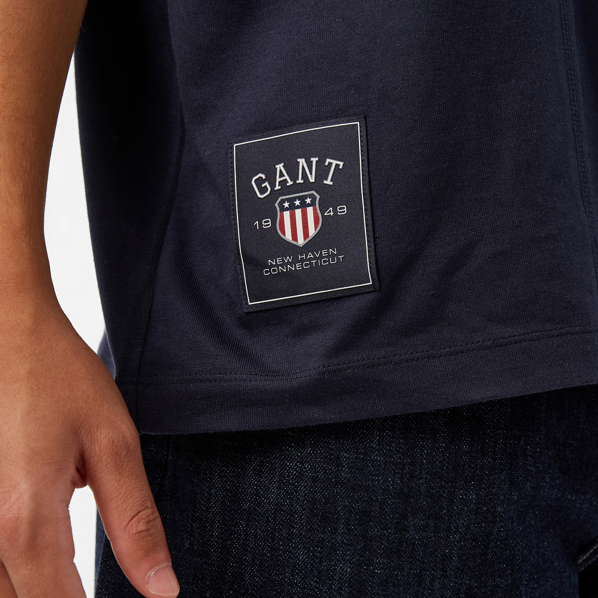 GANT Erkek Lacivert T-Shirt