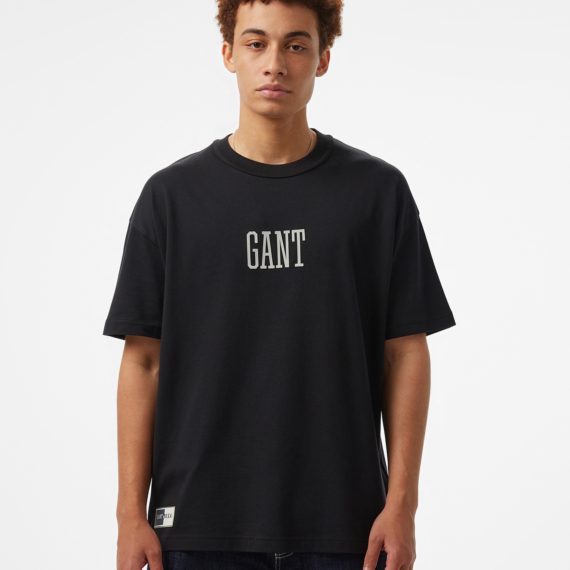 GANT Erkek Siyah T-Shirt