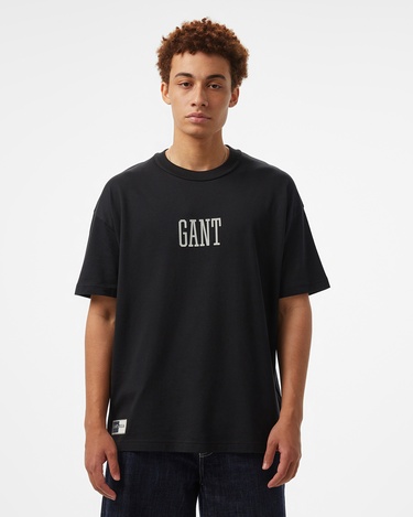  GANT Erkek Siyah T-Shirt