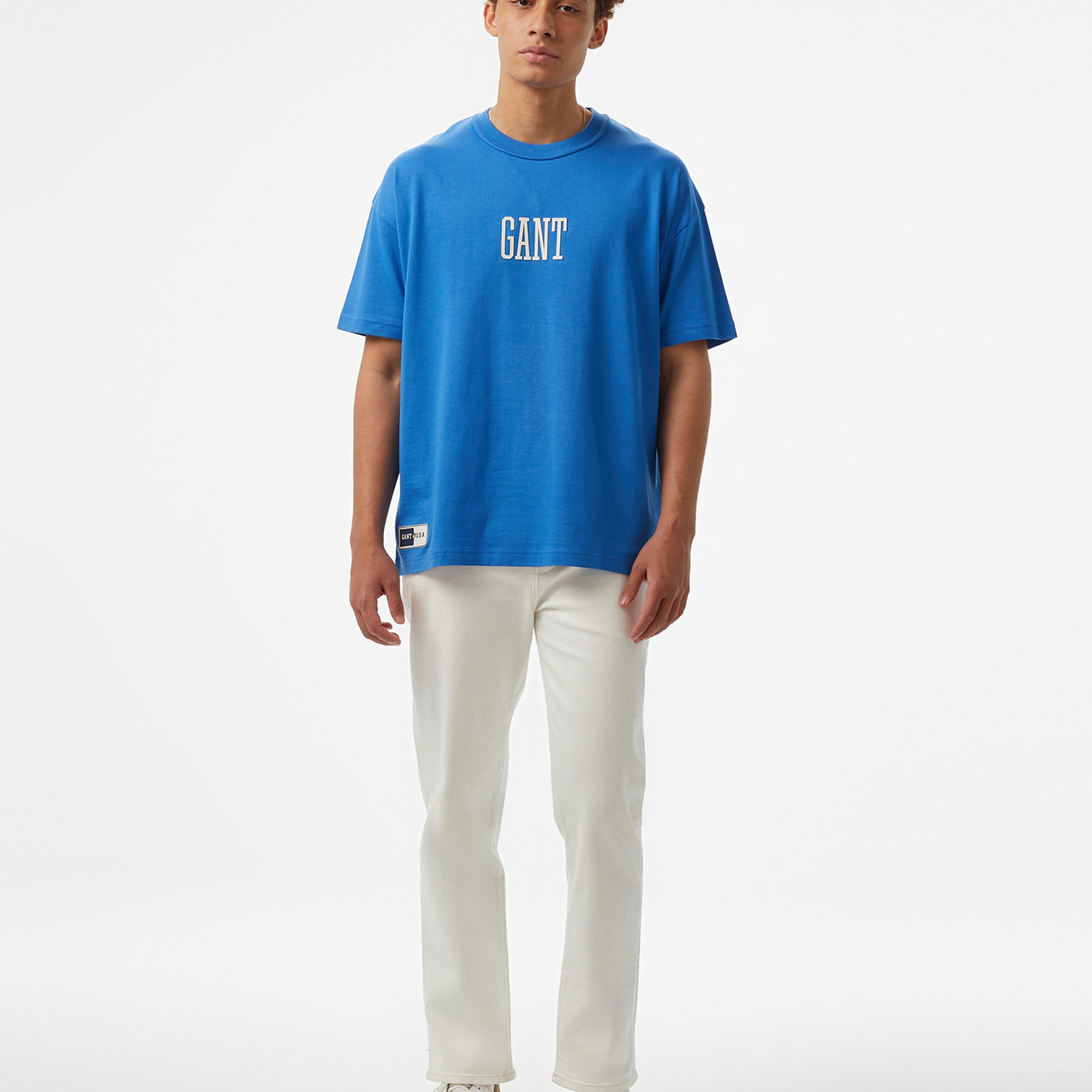 GANT Erkek Mavi T-Shirt