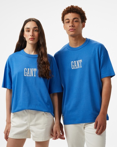  GANT Erkek Mavi T-Shirt