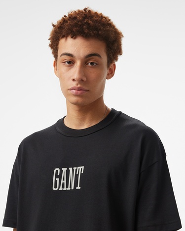  GANT Erkek Siyah T-Shirt
