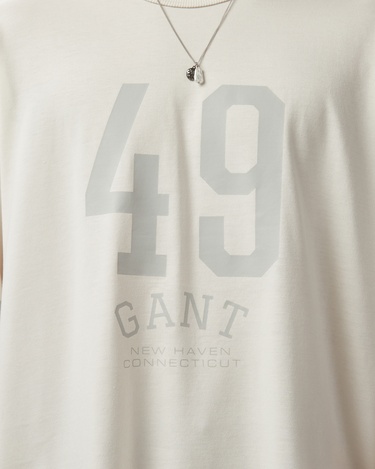  GANT Erkek Beyaz T-Shirt