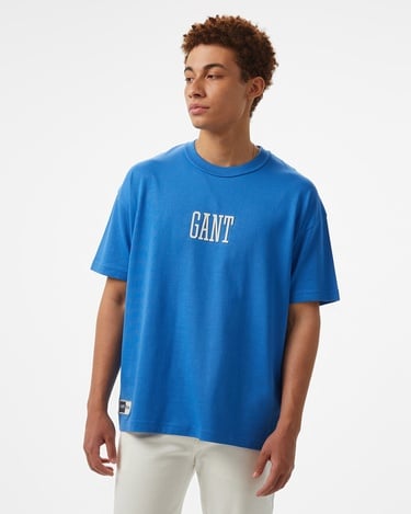  GANT Erkek Mavi T-Shirt