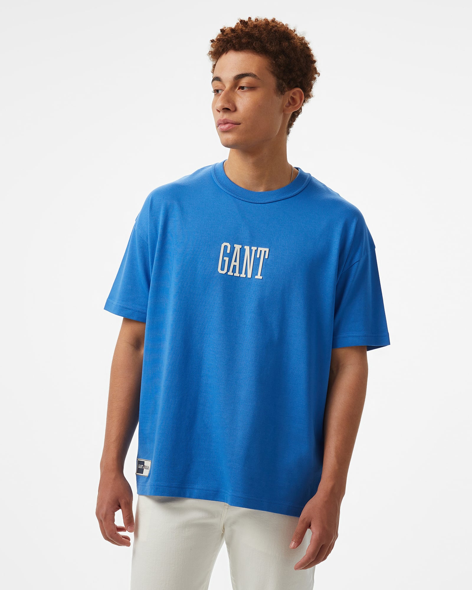  GANT Erkek Mavi T-Shirt