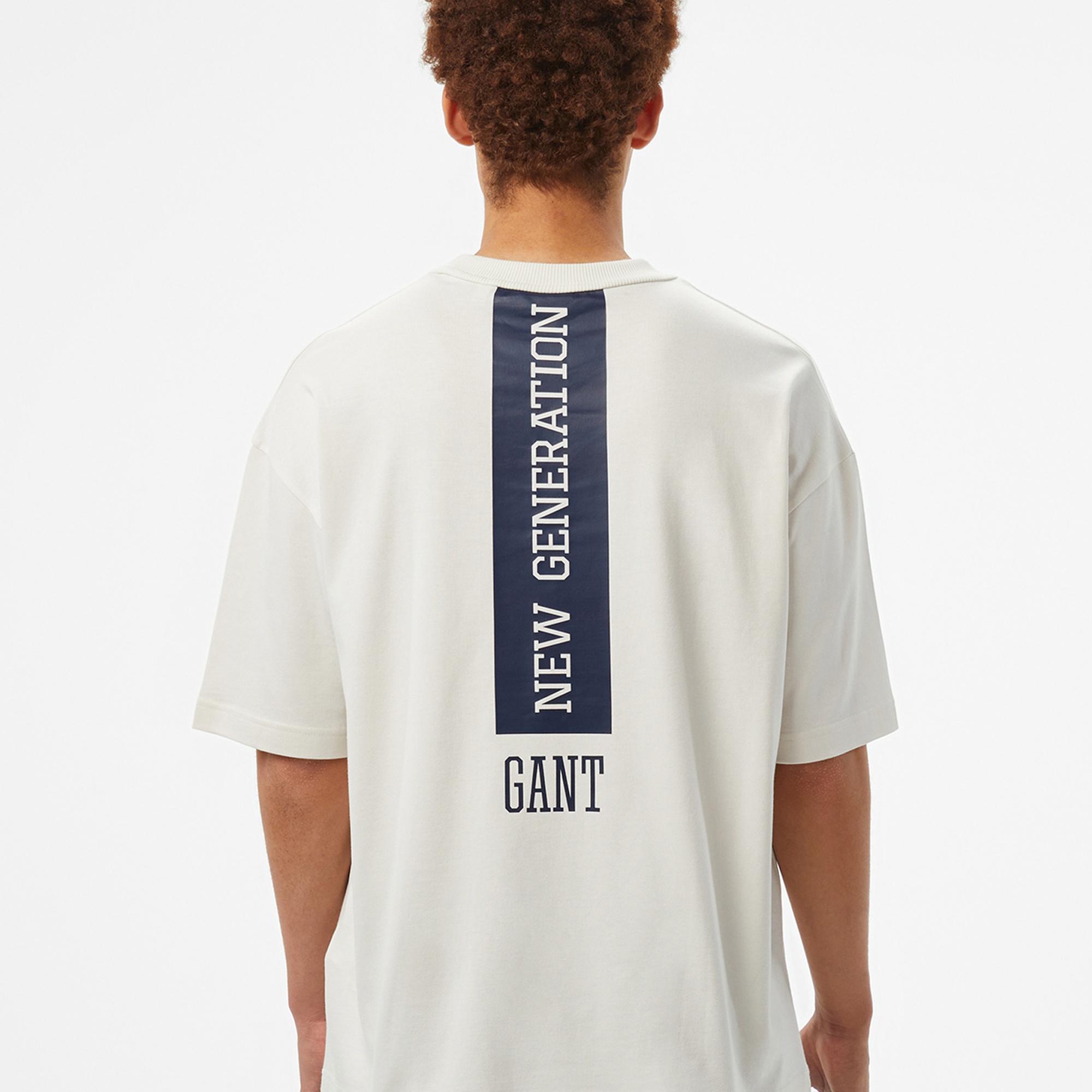 GANT Erkek Beyaz T-Shirt